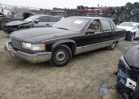 1996 Cadillac Fleetwood Brougham from USA, damaged, VIN 1G6DW52P4TR706382